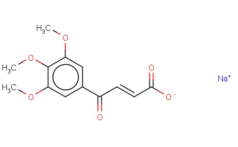2-BUTENOIC ACID, 4-OXO-4-(3,4,5-TRIMETHOXYPHENYL)-, SODIUM SALT, (E)-